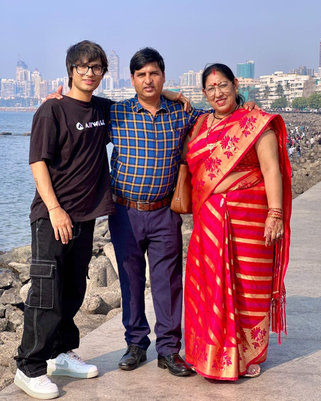 Sourav Joshi's Parents